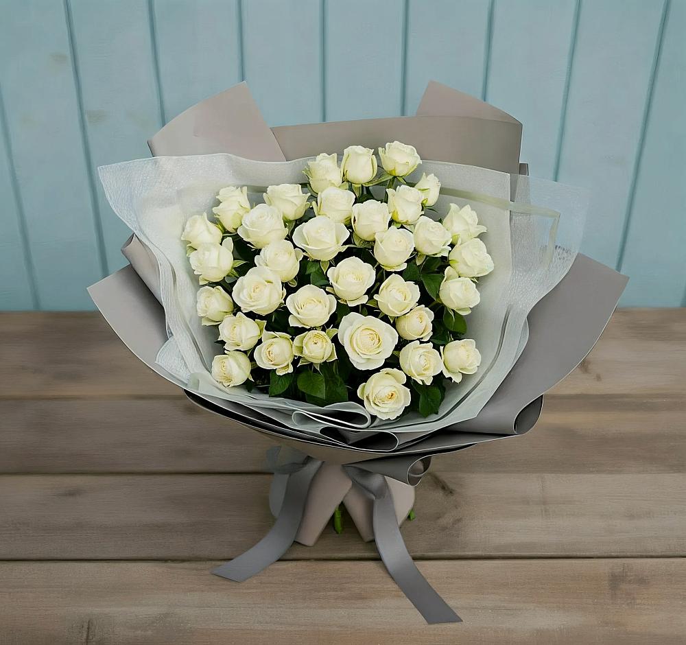 Букет Белоснежная нежность в Курумоч
