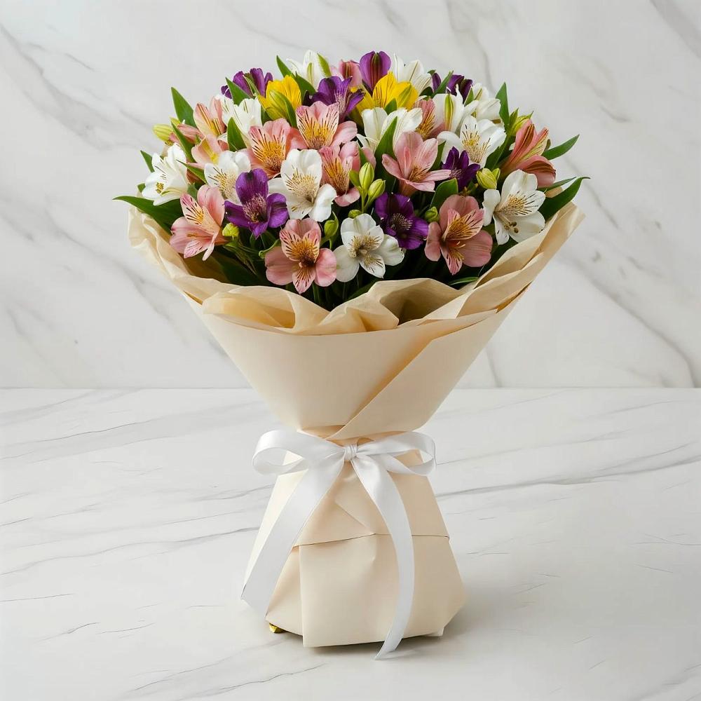 Букет цветов из: Альстромерии в Курумоч