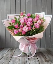 Букет Розовый кустик в Курумоч