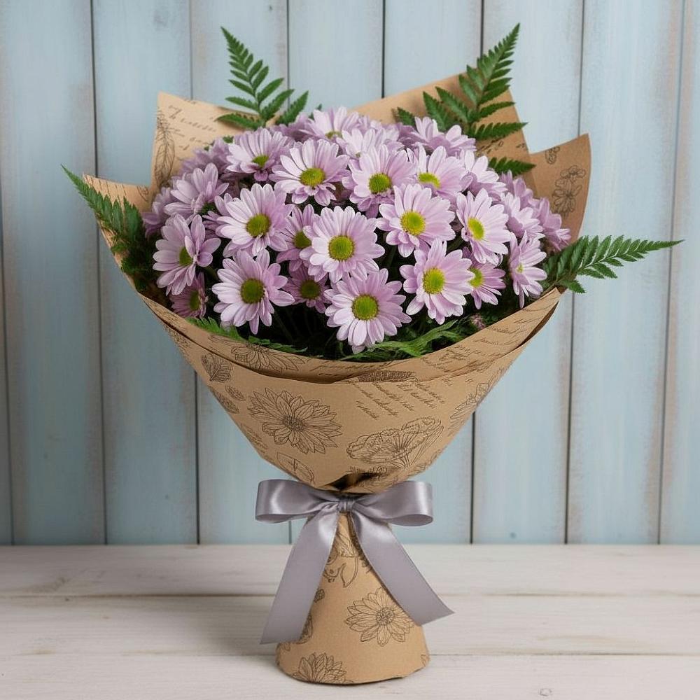 Букет цветов из: Хризантемы в Курумоч