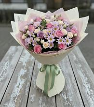 Букет цветов из:  Розы и Хризантемы #REPLACE_PRED# Курумоч