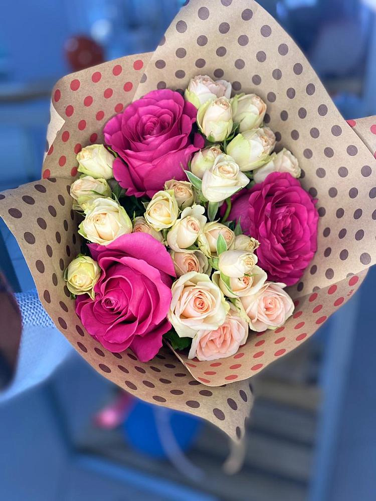 Букет цветов из: Розы в Курумоч