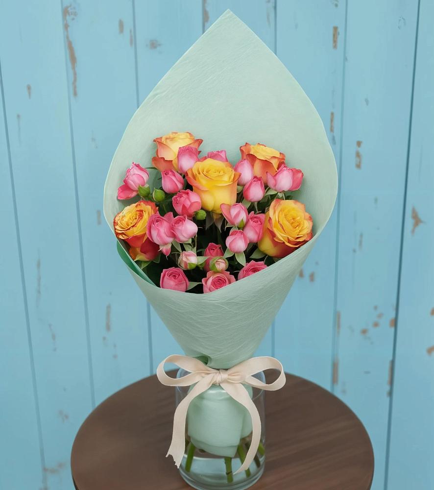 Букет цветов из: Розы в Курумоч