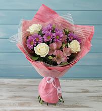 Букет цветов из:  Герберы #REPLACE_PRED# Курумоч