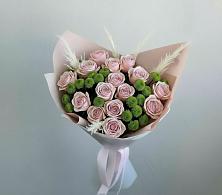 Букет цветов из:  Розы и Хризантемы в Курумоч