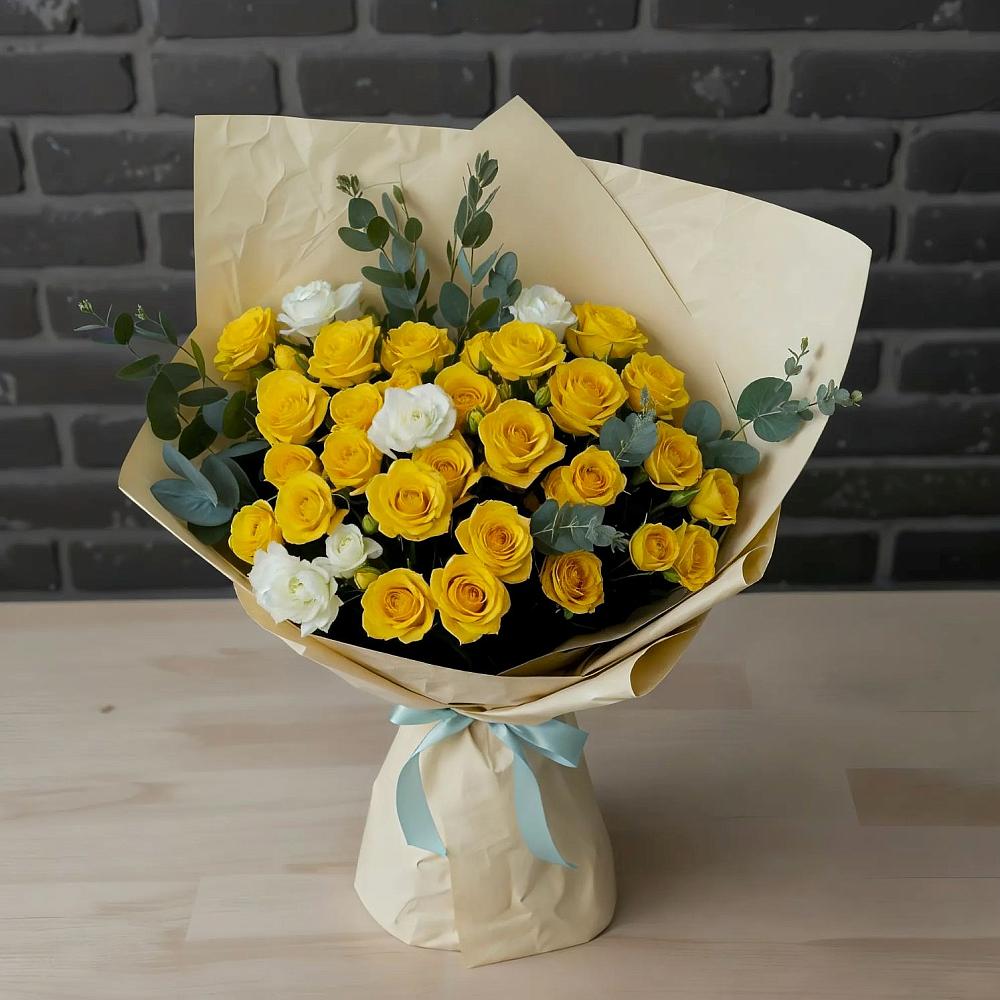 Букет цветов из: Розы в Курумоч