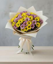Букет цветов из:  Хризантемы #REPLACE_PRED# Курумоч