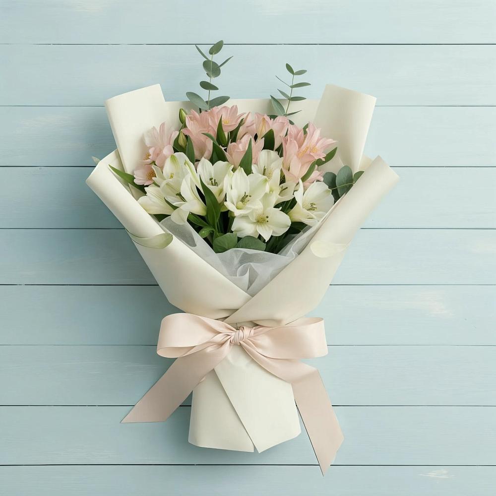 Букет цветов из: Альстромерии в Курумоч