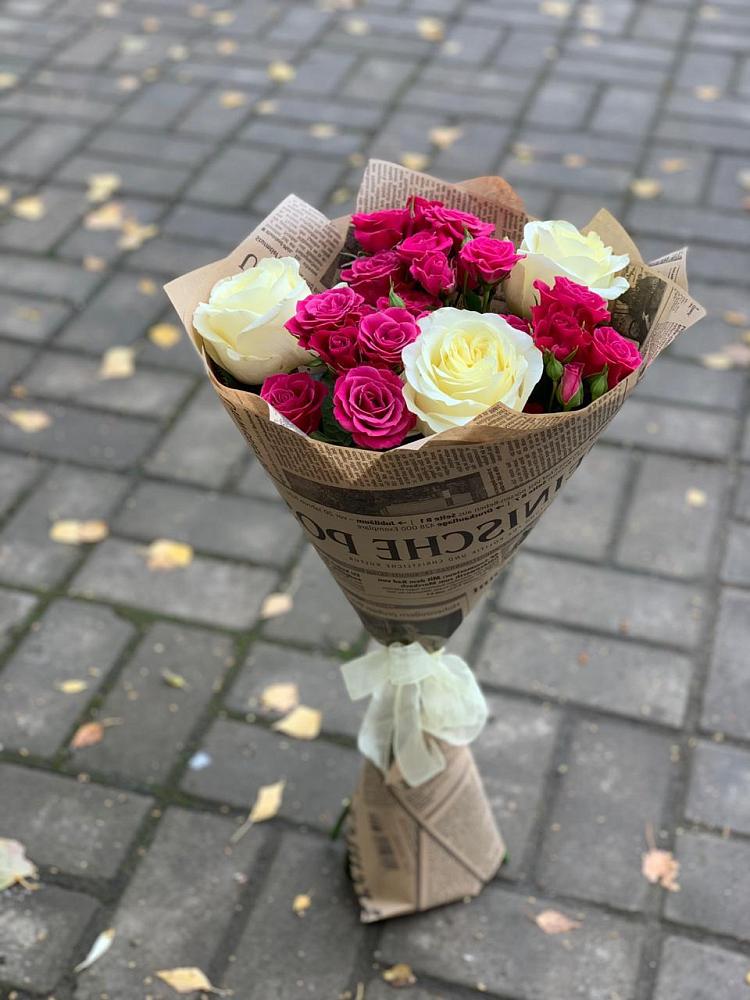 Букет цветов из: Розы в Курумоч