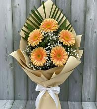 Букет цветов из:  Герберы #REPLACE_PRED# Курумоч