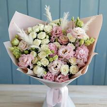 Букет цветов из:  Альстромерии и Розы в Курумоч